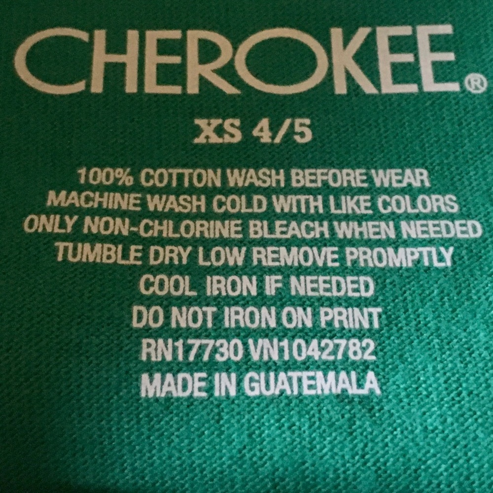 NWT:  Cherokee SS Graphic Tee - Picture 2 of 3
